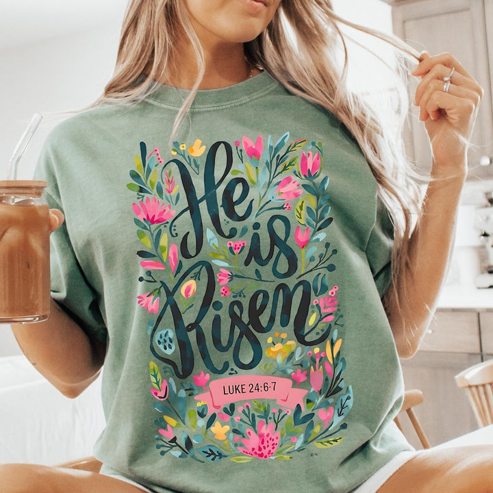 Women's Christian Easter Print T-shirt