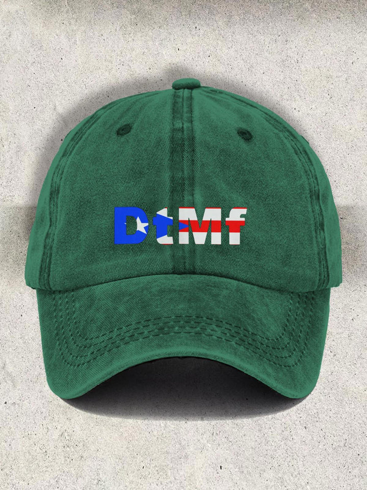 DTMF Puerto Rico Print Baseball Cap