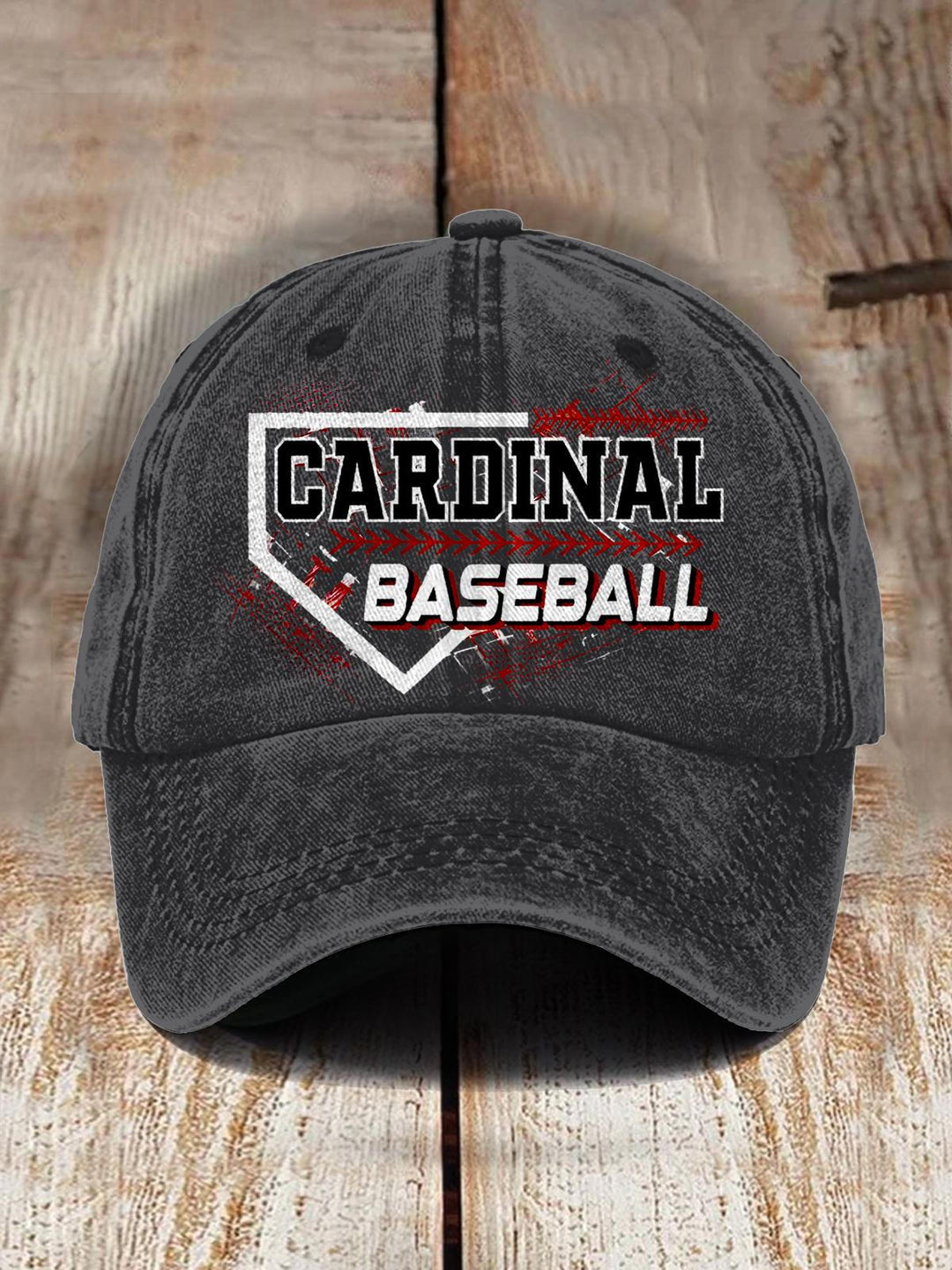 Cardinal Baseball Printed Baseball Cap