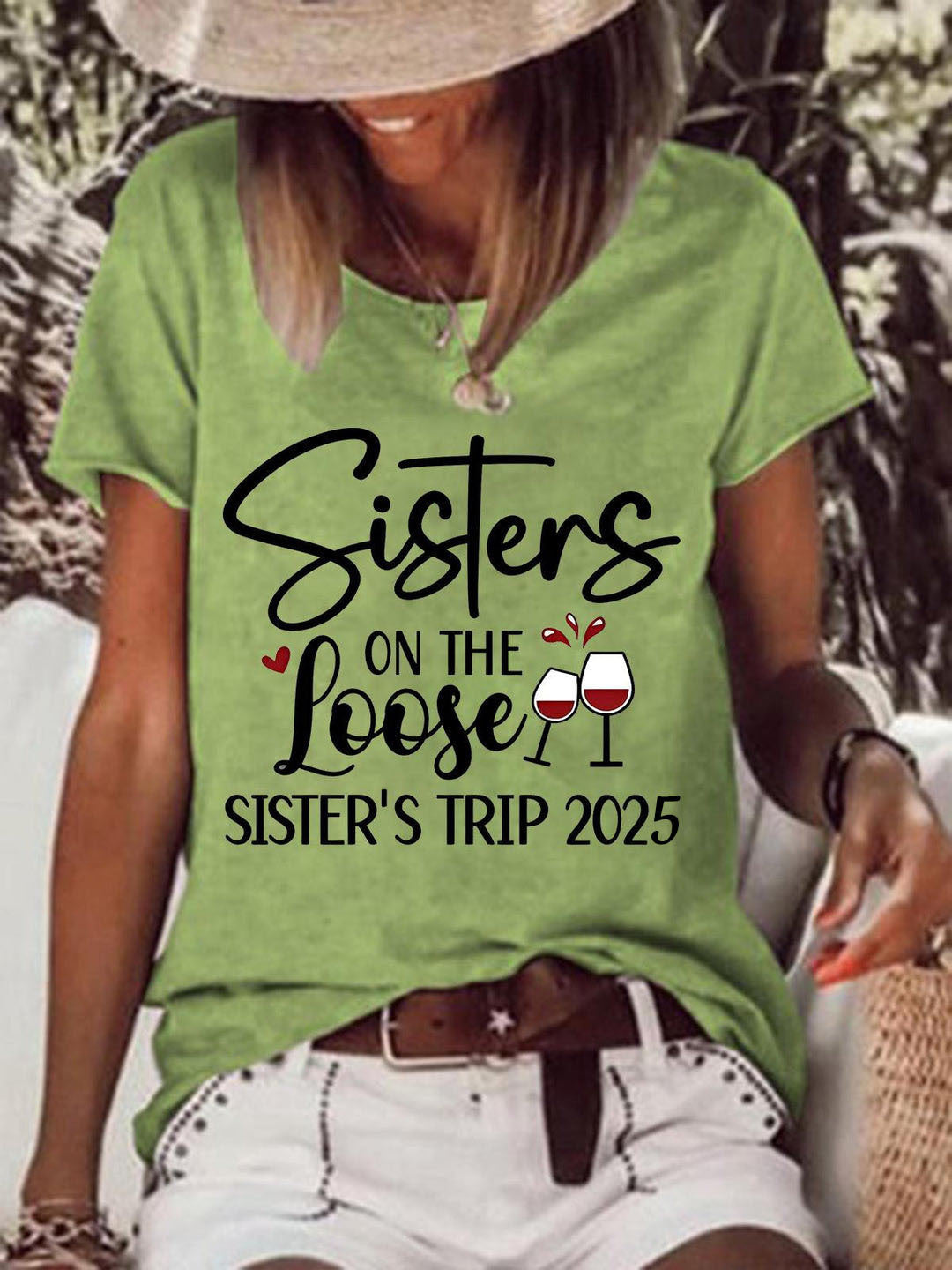 Sister On The Loose Sister's Trip 2025 Casual T-shirt