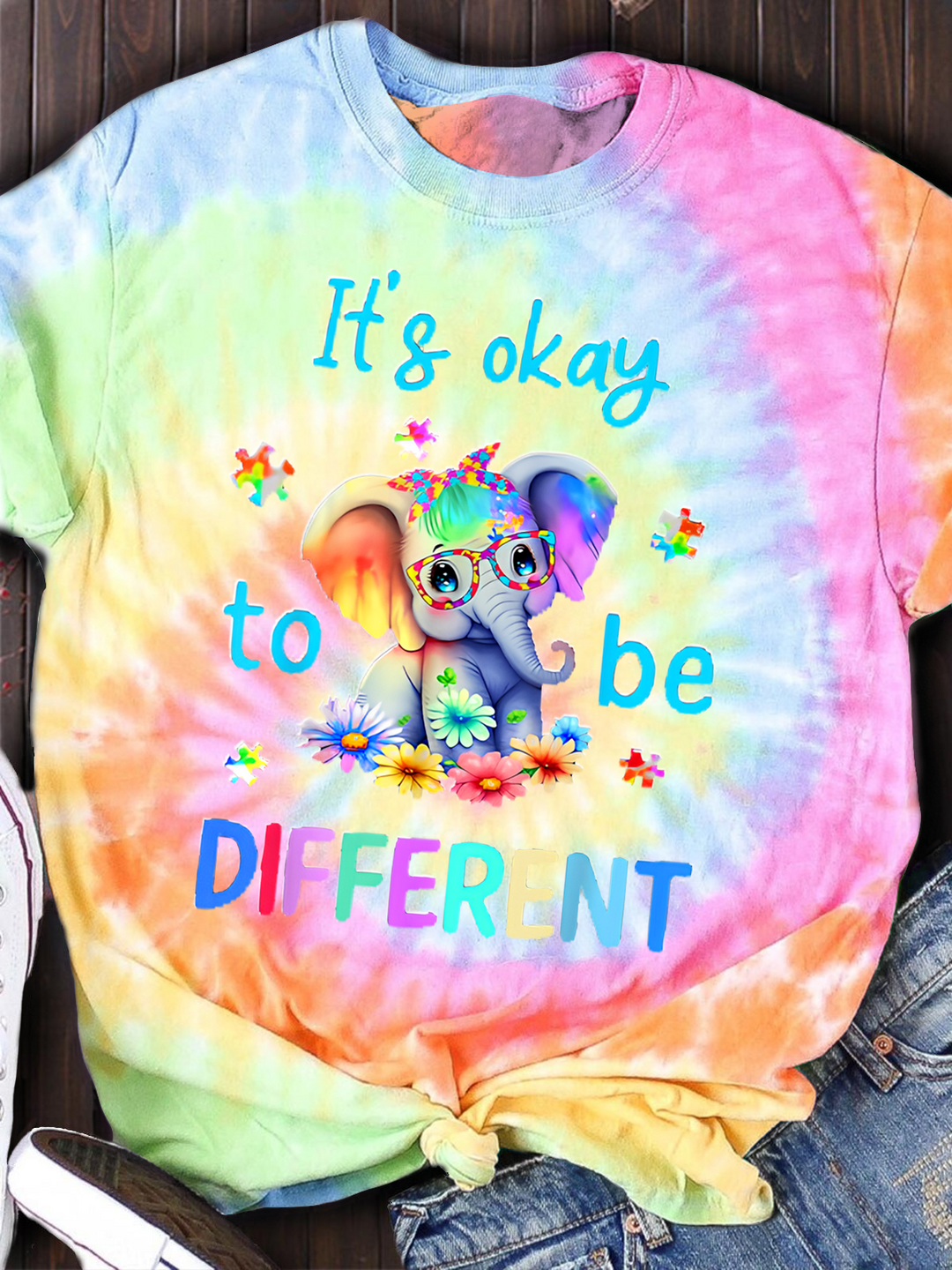 It's Okay To Be Different Crew Neck T-shirt