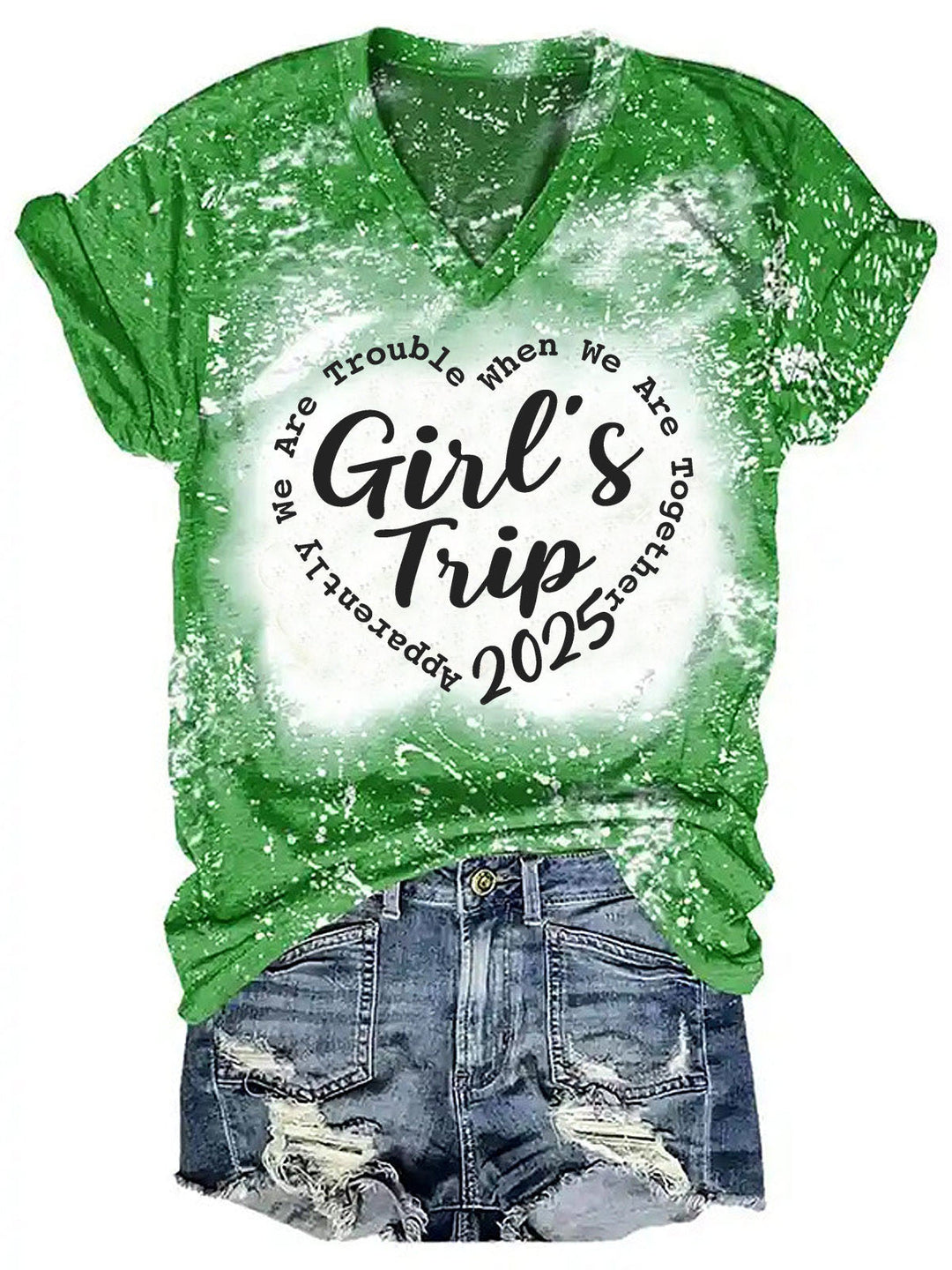 When We Are Together Girl Trip V-Neck T-Shirt