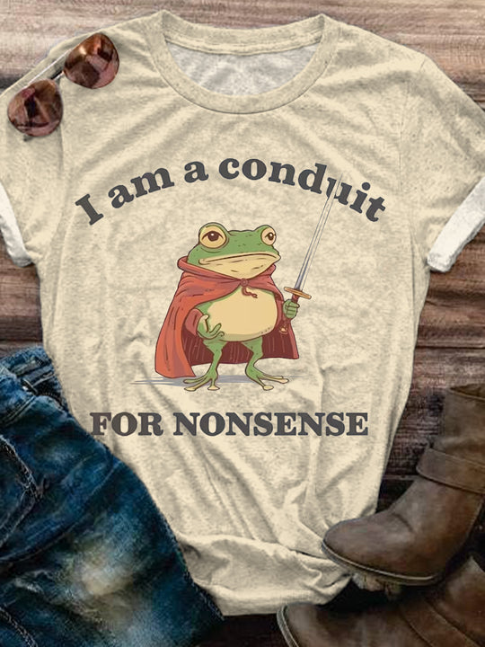 I Am a Conduit for Nonsense Funny Weirdcore Sayings T-shirt – Wonder ...