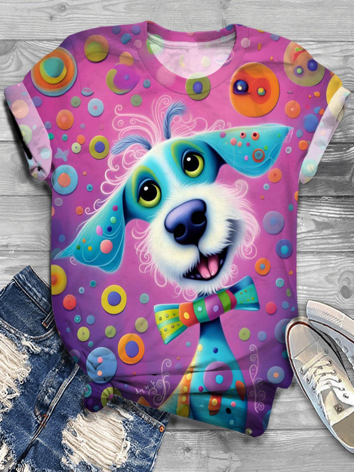 Bubble Dog Crew Neck T-shirt – Wonder closets