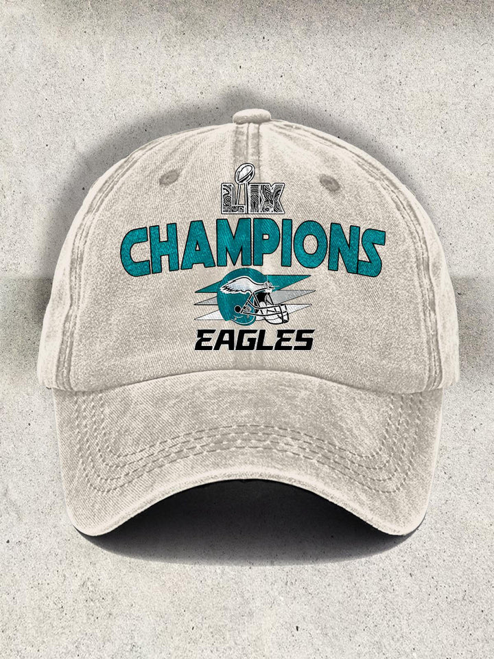 Eagles Champions Print Baseball Cap