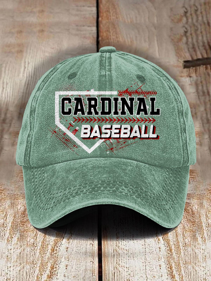 Cardinal Baseball Printed Baseball Cap