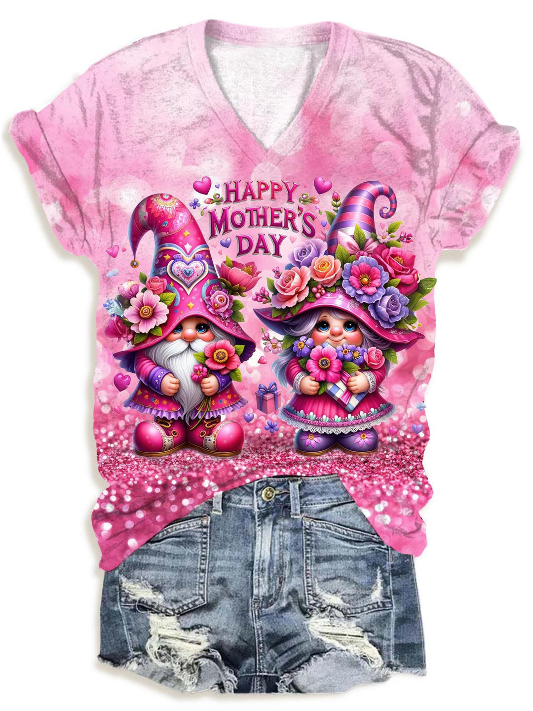 Happy Mother's Day V-neck T-Shirt