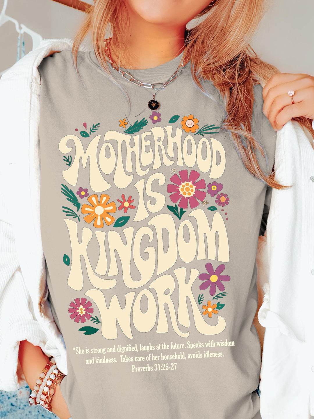 Christian Mom Crew Neck T-shirt