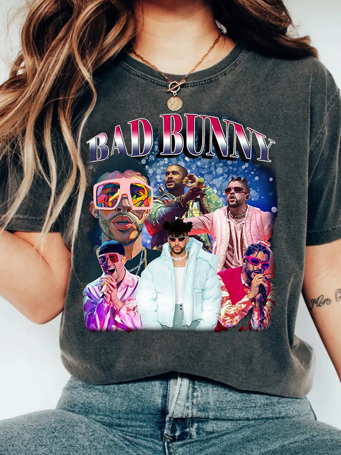 Bad Bunny Retro Music Tee/Sweatshirt