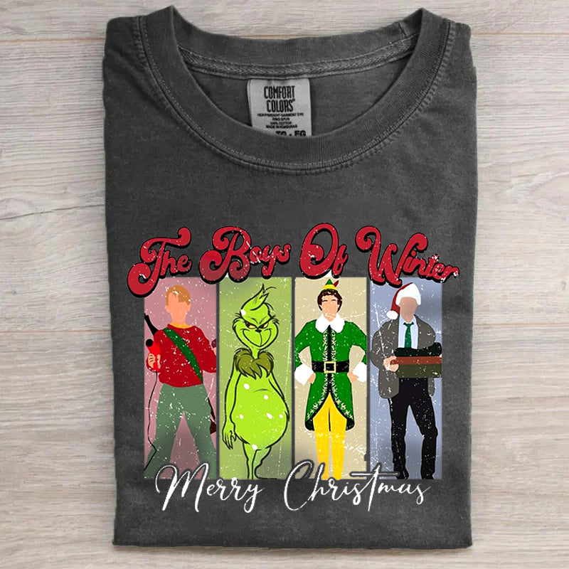 Women's Christmas Movie Collection Retro T-shirt