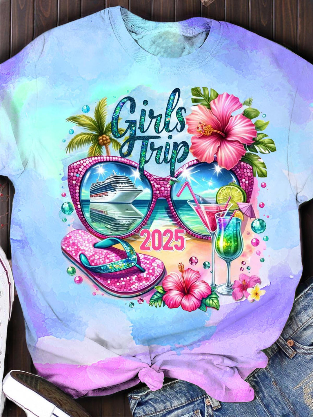 Girls Trip 2025 Crew Neck T-shirt