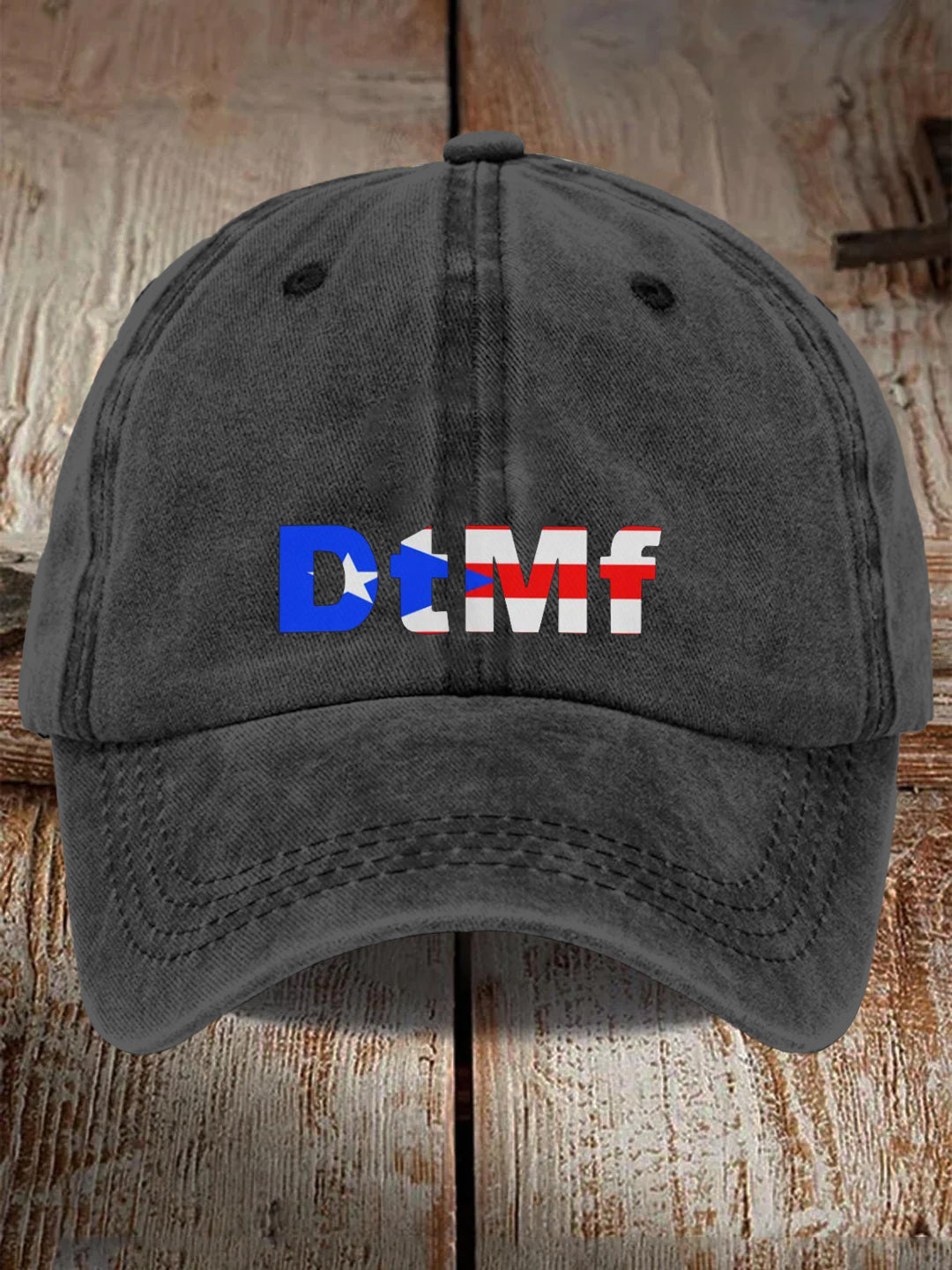 DTMF Puerto Rico Print Baseball Cap