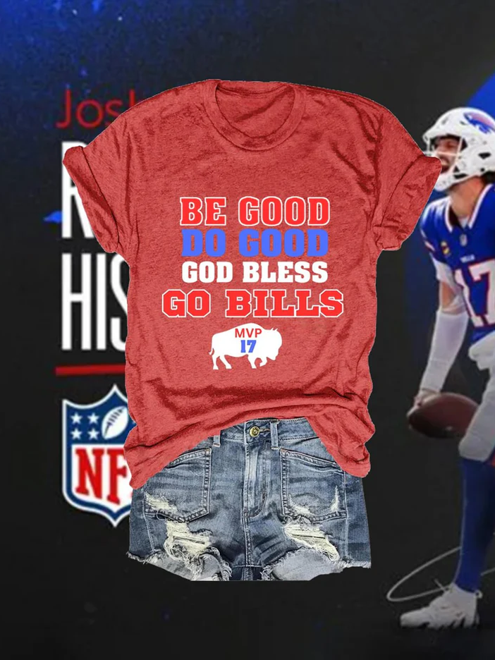 Be Good Do Good Go Bills Josh Allen MVP T-Shirt