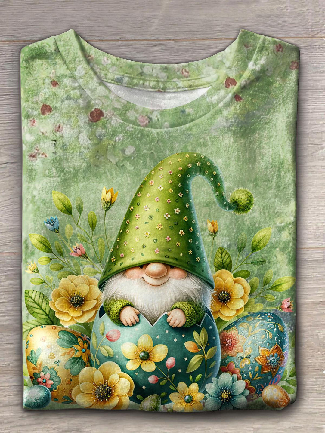 Easter Gnomes Crew Neck T-shirt