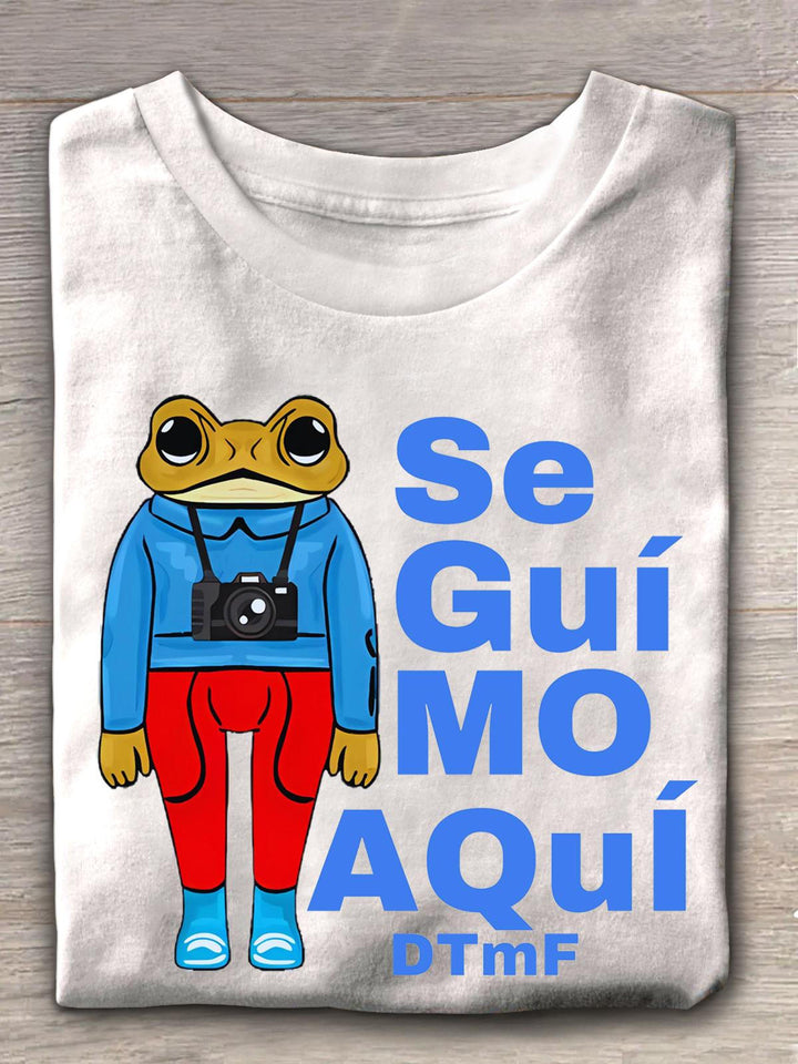 Seguimos Aquí Dtmf Crew Neck T-shirt