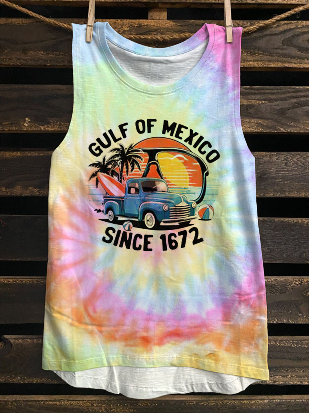 Gulf Of Mexico Painting Art Print Casual Sleeveless Top