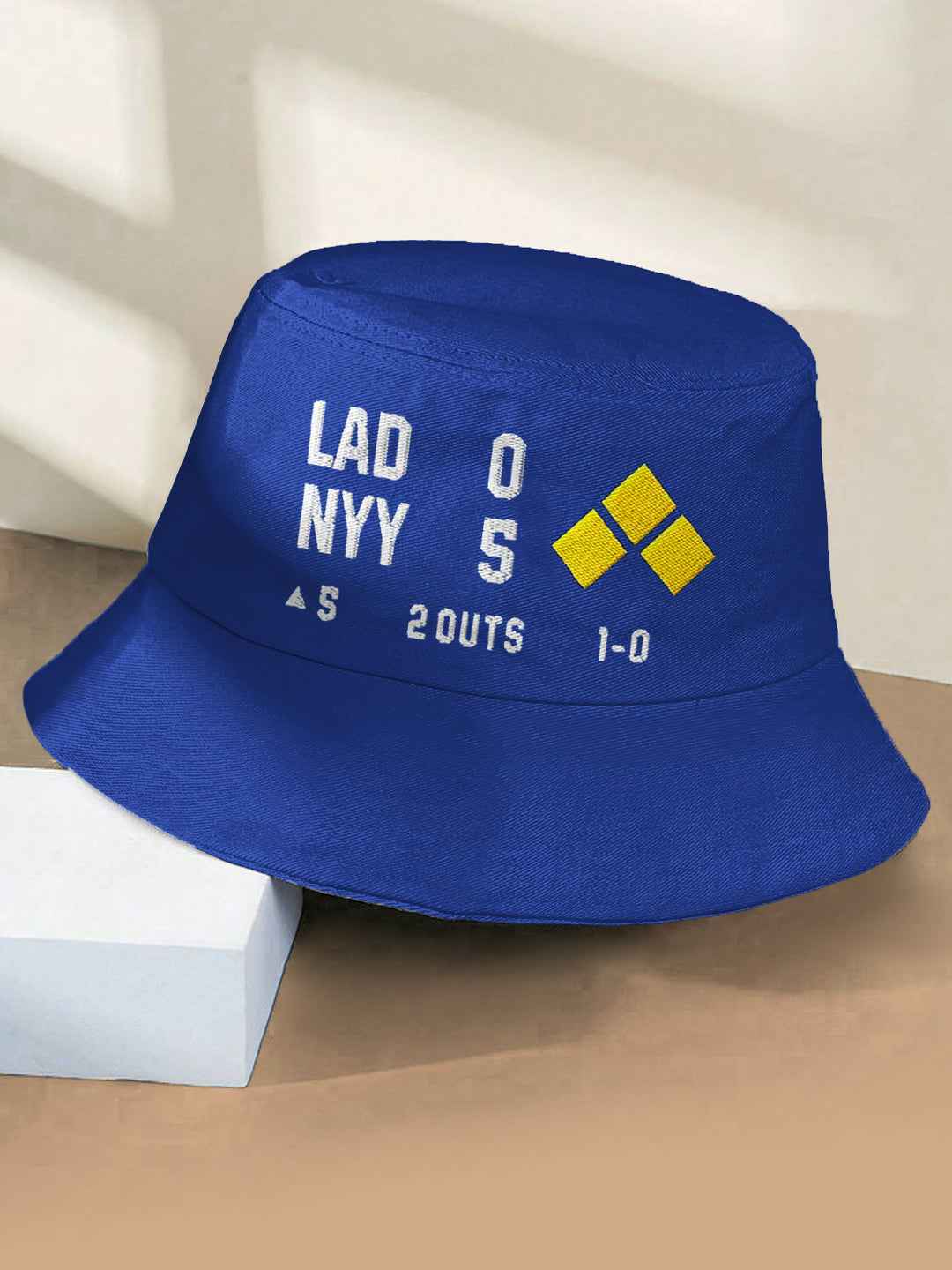 LA Dodgers World Series Game 5 Snapback Bucket Hat