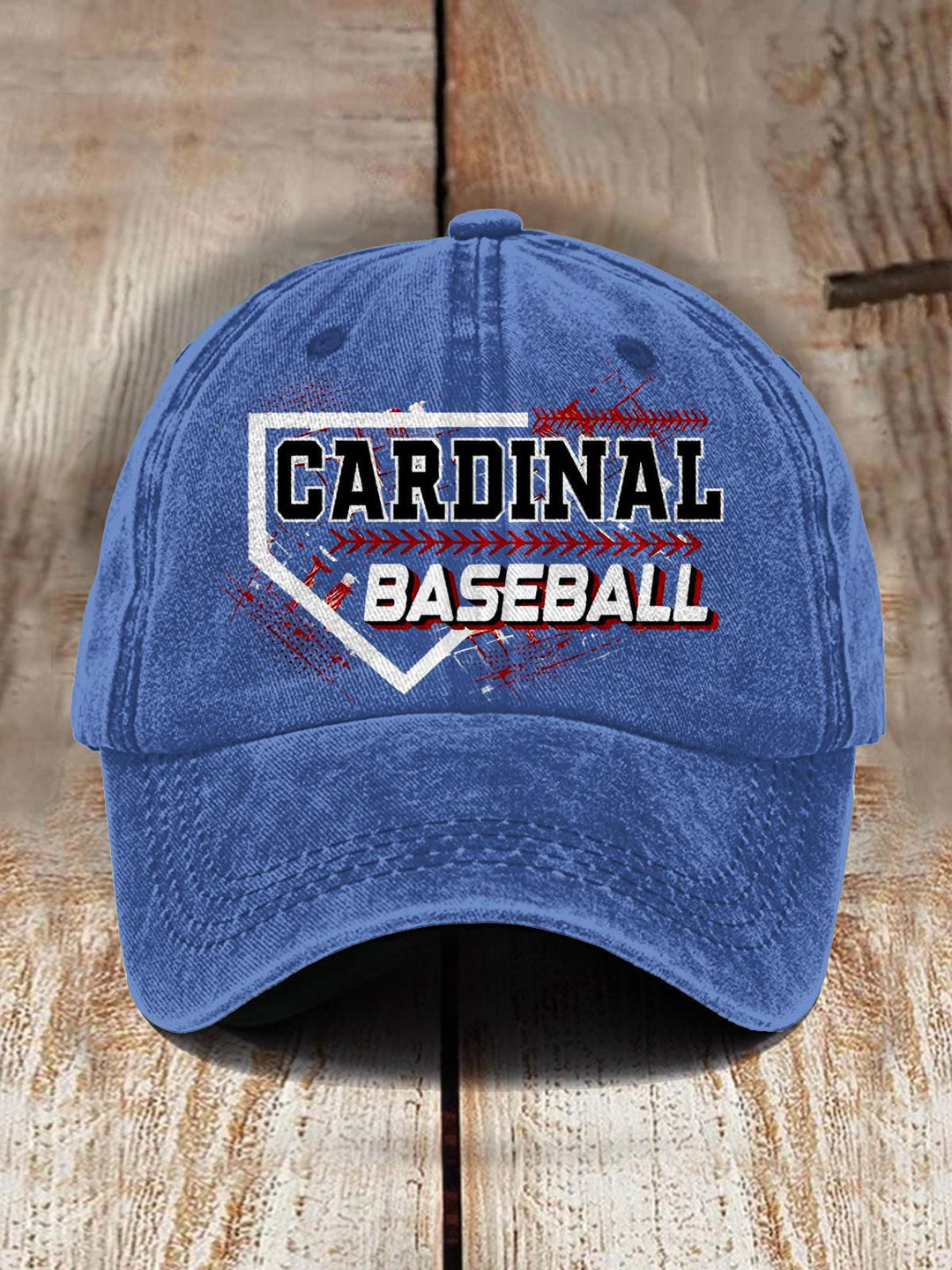 Cardinal Baseball Printed Baseball Cap