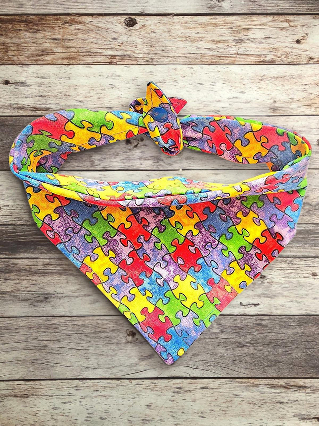 Autism Awareness Triangular Headscarf