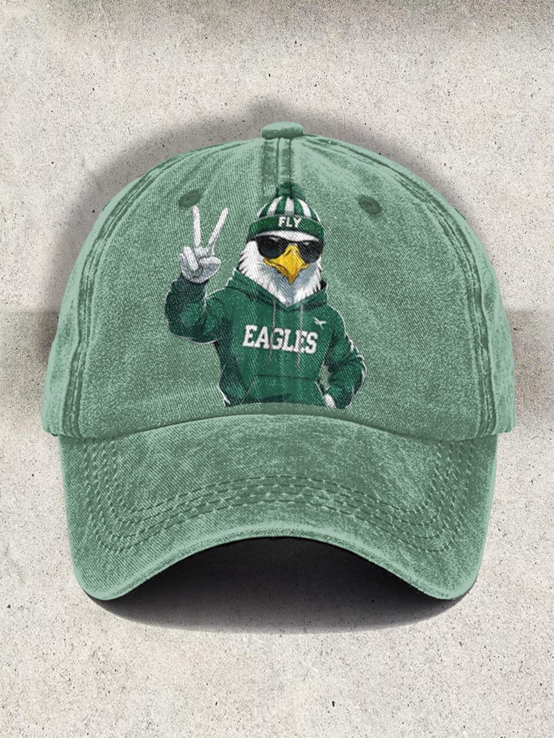 Fly Eagles Football 2025 Championship Print Baseball Cap