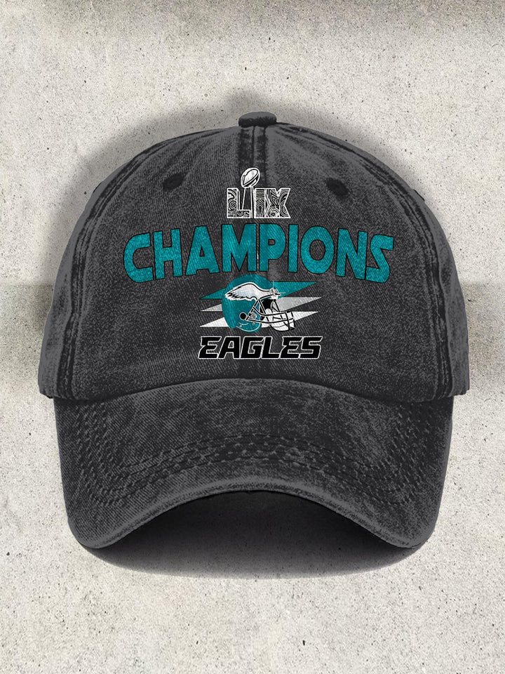 Eagles Champions Print Baseball Cap