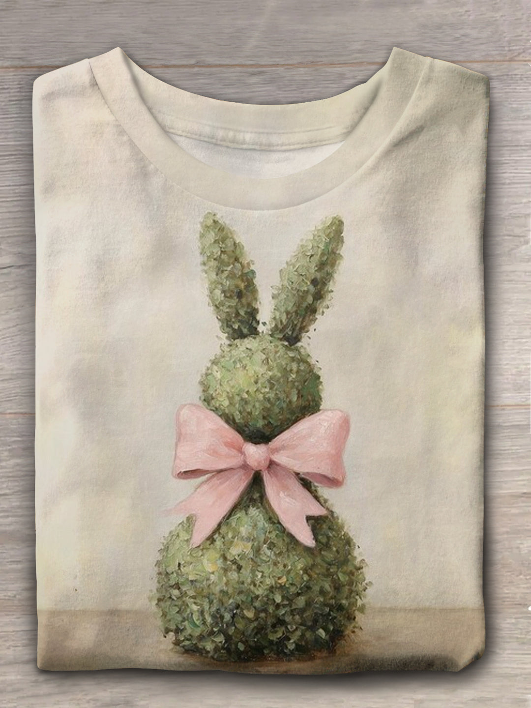 Easter Bunny Art Crew Neck T-shirt