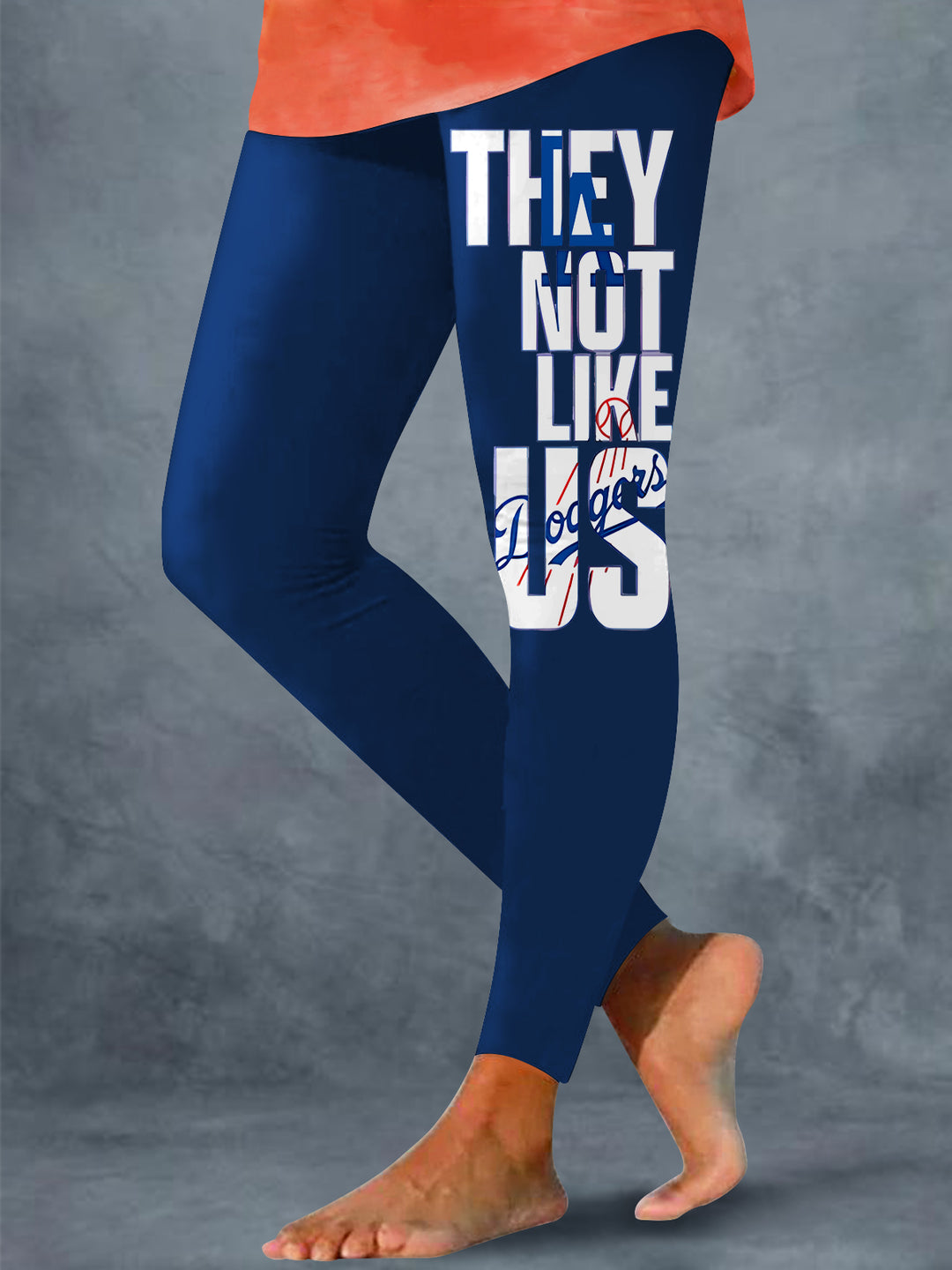 They Don't Like Our Dodgers Print Leggings