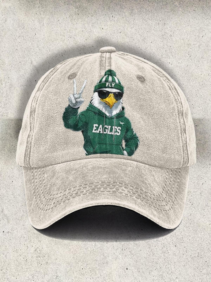 Fly Eagles Football 2025 Championship Print Baseball Cap