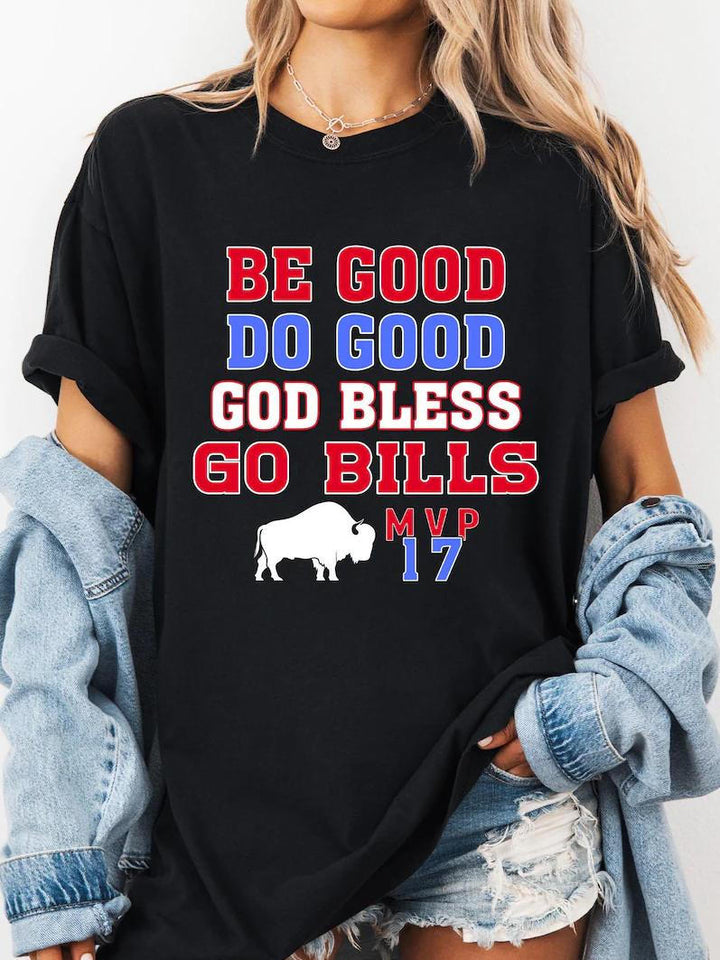 Be Good Do Good Go Bills Josh Allen MVP Shirt