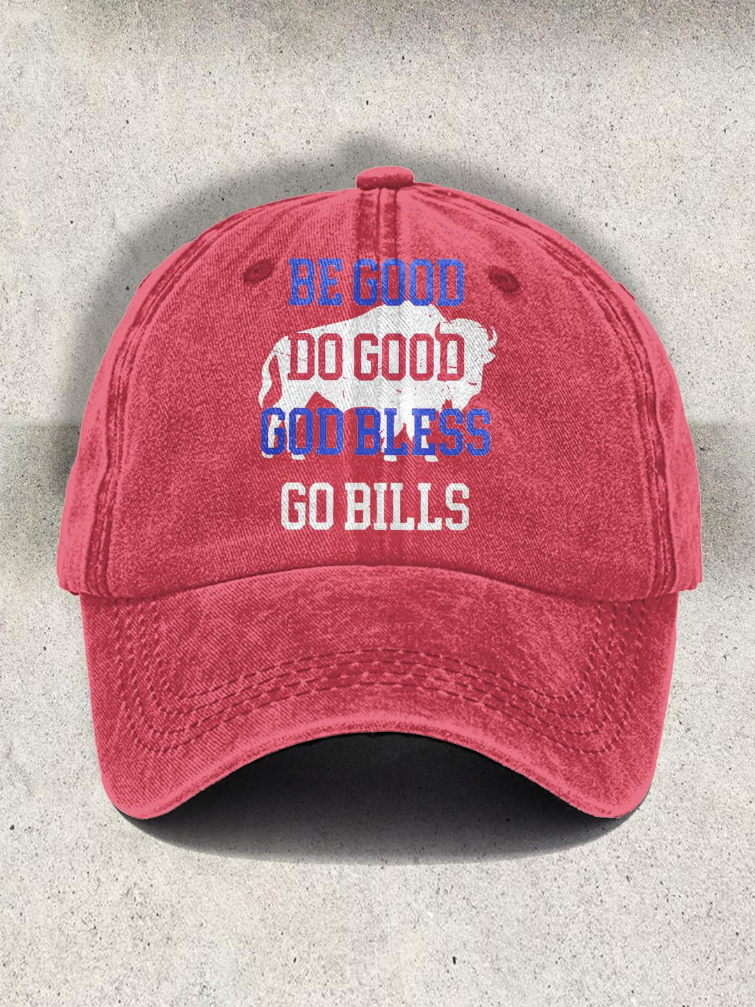 Do Good Bless Bills Printed Baseball Cap