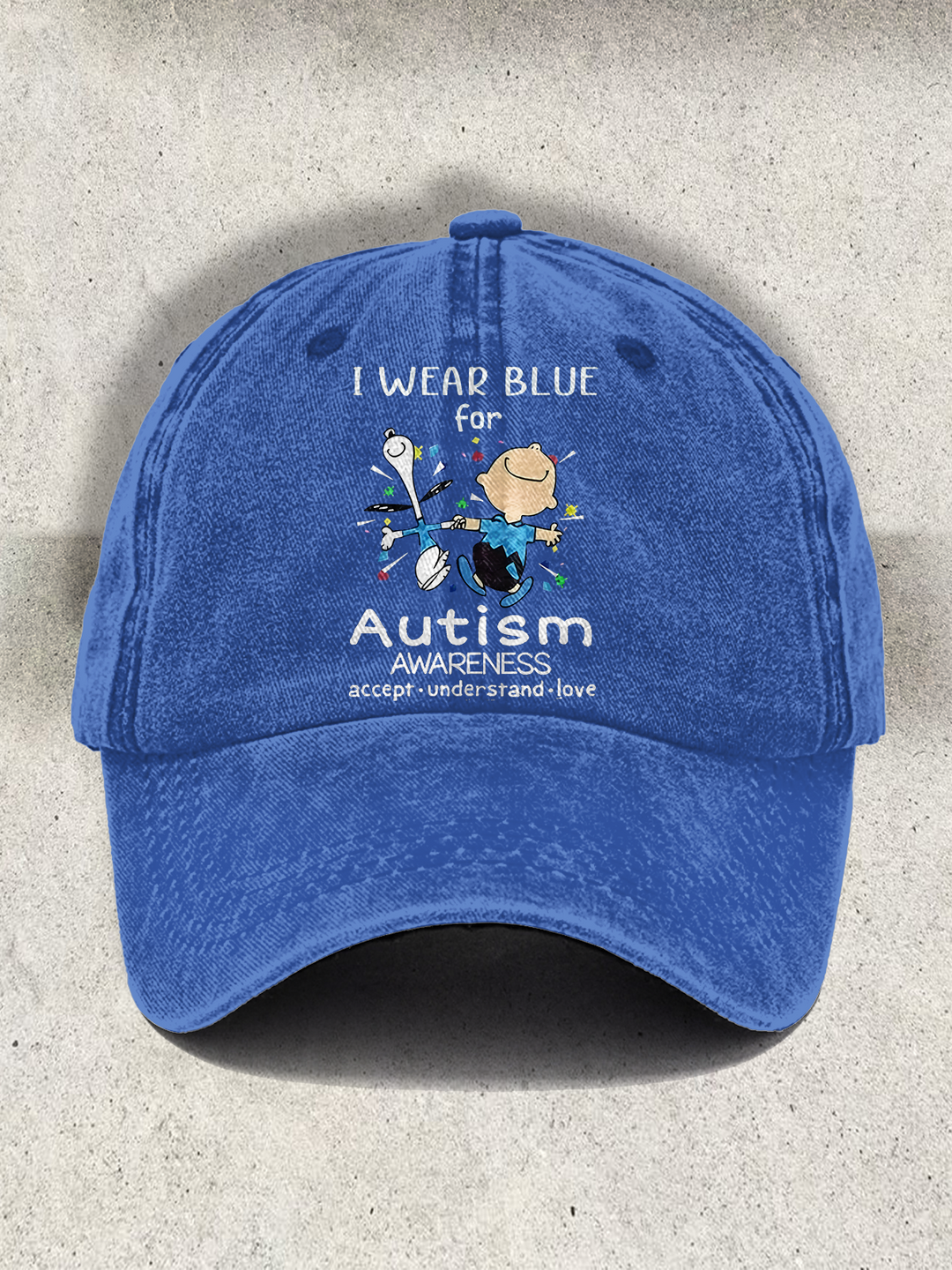 Autism Awareness Printed Baseball Cap