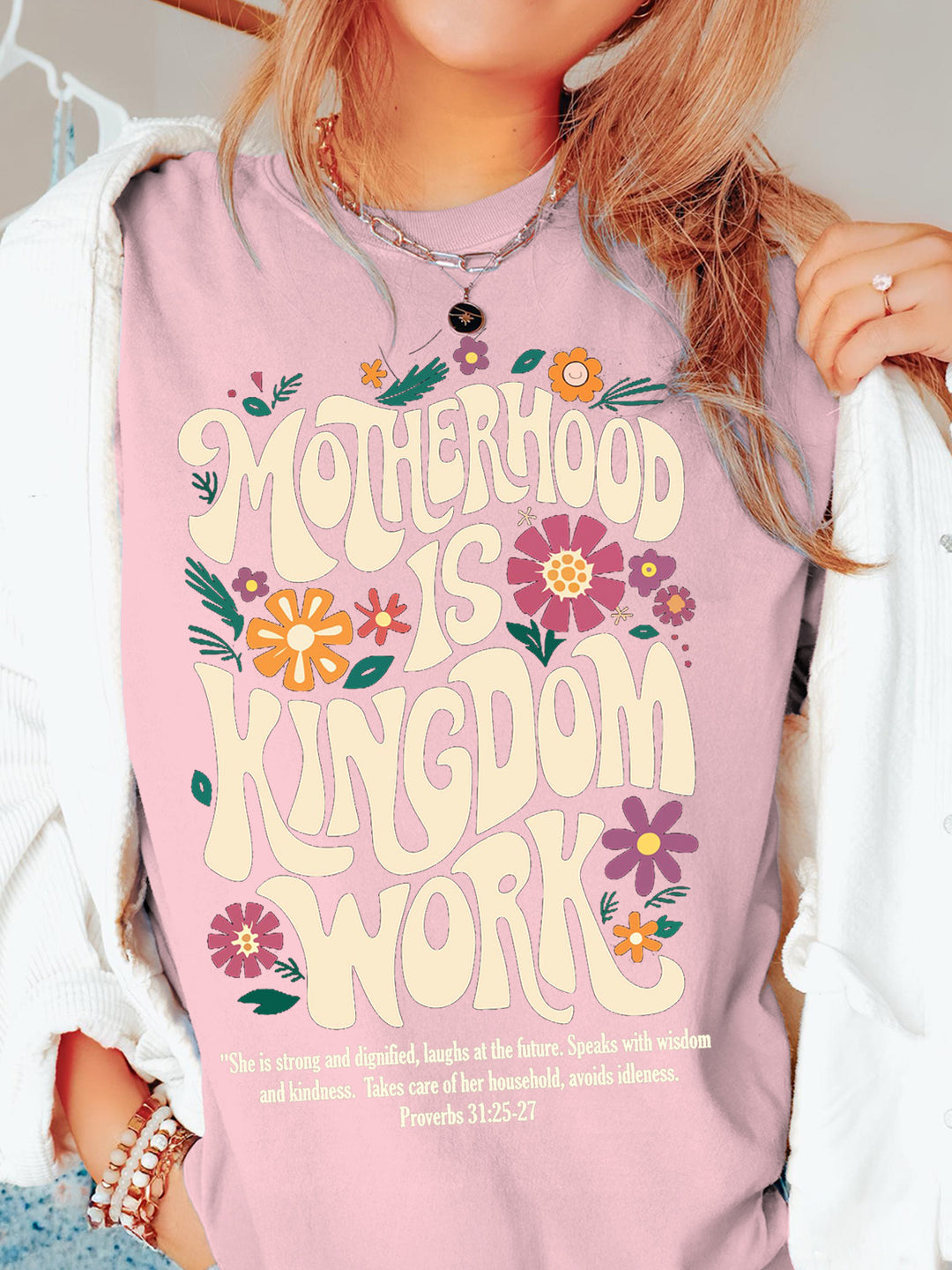 Christian Mom Crew Neck T-shirt