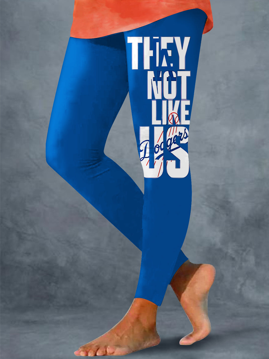 They Don't Like Our Dodgers Print Leggings